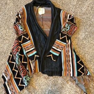 Aztec billabong cardigan